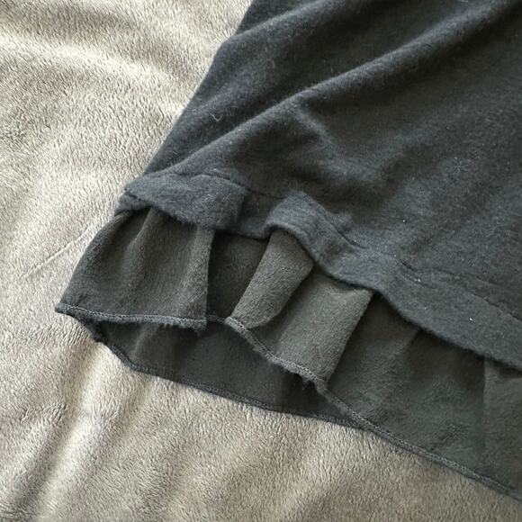 LA FEE MARABOUTEE Dress 1 US XS Black Long Sleeve Mini Sequins Holiday Glam - Picture 6 of 15